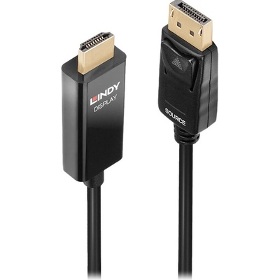 Lindy LINDY 2m DisplayPort към HDMI адаптер кабел с HDR (40926)
