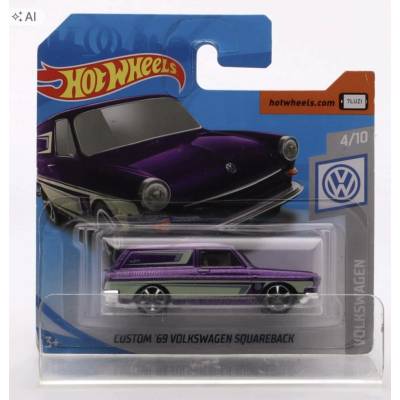Mattel Hot Wheels Vlastní Volkswagen Squareback 69 1:64