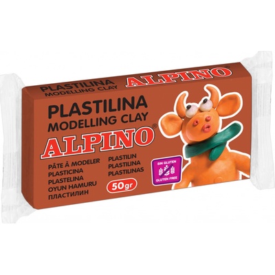 Alpino Modelovacia hmota 1ks 50g hnedá