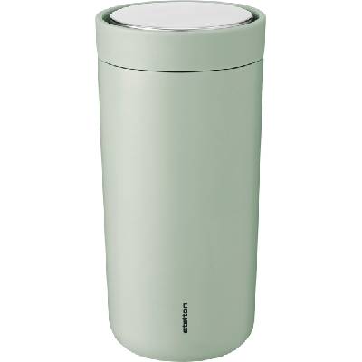 Stelton Термочаша To-Go Click с двойни стени от стомана 400 мл цвят мента (685-48)