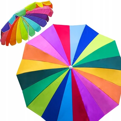 Balkónový slnečník 220cm - farebný