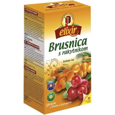 Agrokarpaty Elixír brusinka s rakytníkem 20 x 1,5 g