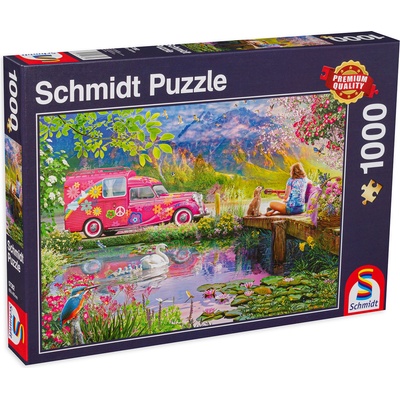 Schmidt Spiele Пъзел Schmidt от 1000 части - Райско кътче (57382)