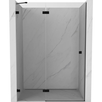 Mexen Lunar душ кабина с врати отварящи се наляво 130 см, прозрачна, черна - 834-130-000-70-00-L (834-130-000-70-00-L)