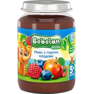 Bebelan Плодово пюре Bebelan Puree - Горски плодове, 190 g (7387) - ozone