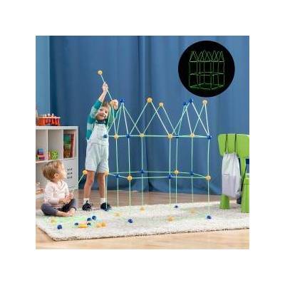 InnovaGoods Комплект за Изграждане на Крепост за Деца Builkitt InnovaGoods 155 Части