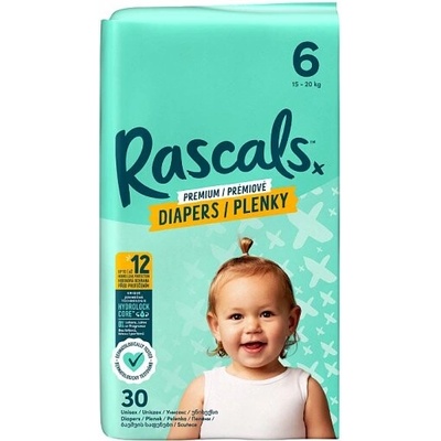 Rascals Prémiové 6 15 - 20 kg 30 ks