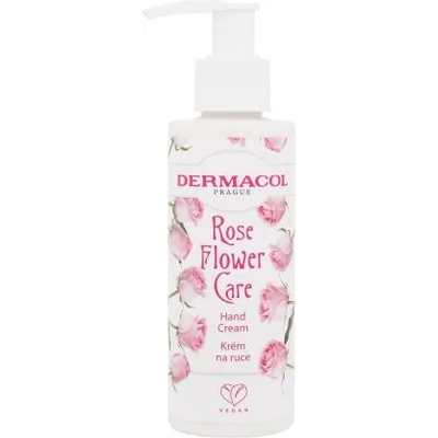 Dermacol Rose Flower Care защитен и подхранващ крем за ръце 150 ml за жени