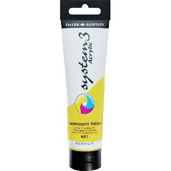 Daler-Rowney System3 АКРИЛНА боя Fluorescent Yellow 150 ml 1 бр (129150681)