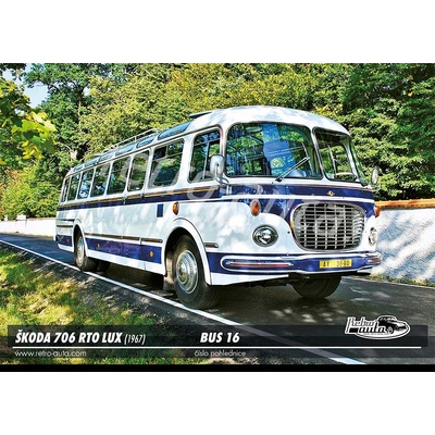 Pohlednice BUS č. 16 - ŠKODA 706 RTO LUX (1967)