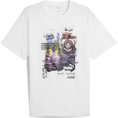 PUMA Тениска Puma Manchester CIty FC Ftblnrgy+ T-Shirt Adults - White