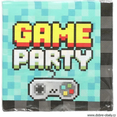 Wiky Párty ubrousky Hra Game on 33x33cm 20ks