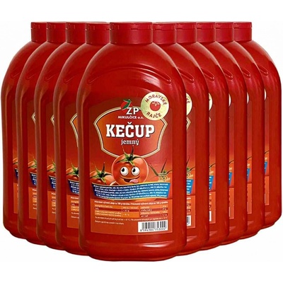 ZP Mikulčice SADA KEČUPŮ 6x Kečup jemný 1,5 kg – Zboží Dáma