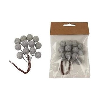 Dekorácia s bobuľami 12 ks X4433