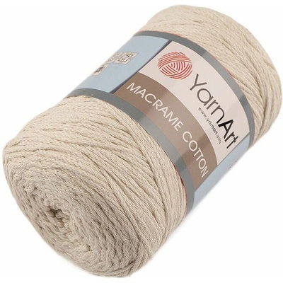 Pletací příze MACRAME Cotton (250g) varianta béžová