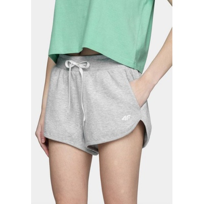 4F H4L21-SKDD015 Dámske kraťasy cold light grey