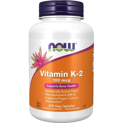 Now Foods Vitamin K-2 100 mcg 250 veg kapsúl