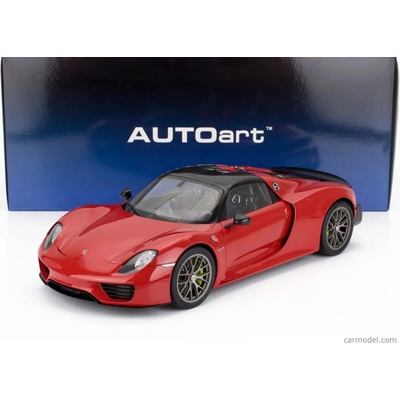 Autoart Porsche 918 Spyder Weissach Package 2013 Red 1:12
