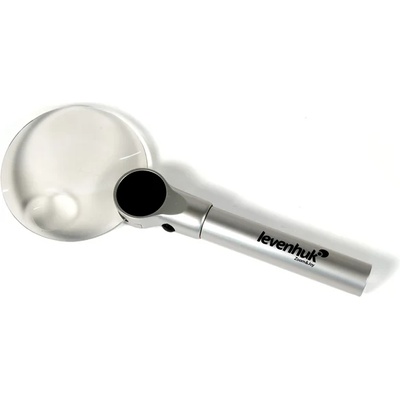 Levenhuk Лупа Levenhuk Zeno 400 LED, 2/4x, 88/21 mm, метал (38118)