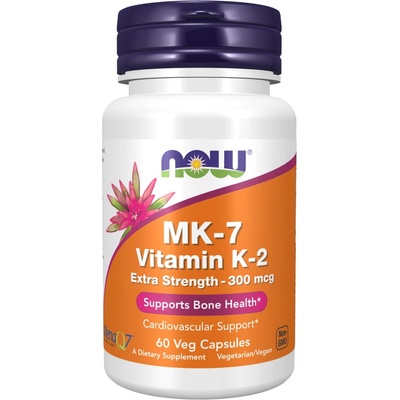 Now Foods Vitamín K2 MK-7 300 mcg 60 veg kapsúl