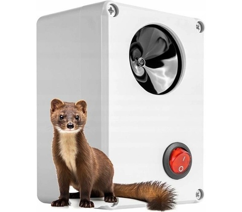 Lapka Vodotěsný, ultrazvukový plašič na kuny, myši a potkany DRAGON ULTRASONIC H6 - napájení na baterie 4xAA v balení