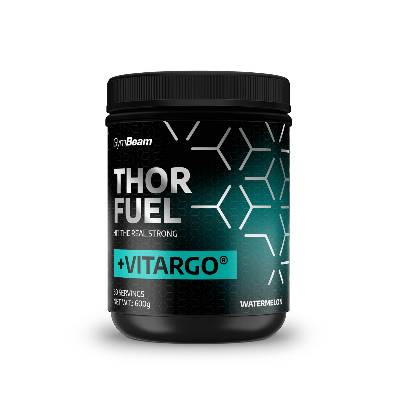 Předtréninkový stimulant Thor Fuel + Vitargo 600 g - GymBeam Příchuť: Vodní Meloun