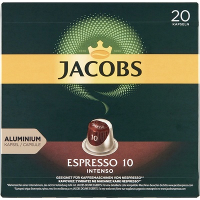 Jacobs Espresso intenzita 10 20 ks kapslí pro Nespresso