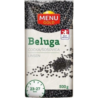 Menu Gold Čočka černá Beluga 0,5 kg