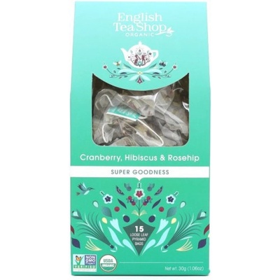 English Tea Shop Čaj Brusinka ibišek a šípek 15 pyramidek