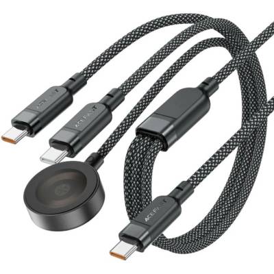 Acefast C6-11 3v1 USB-C pro univerzální zařízení černý