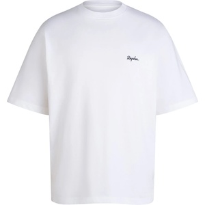 Rapha Мъжка тениска Rapha Relaxed Cotton T-Shirt - White / Black - размер XL (217-0286-0214)