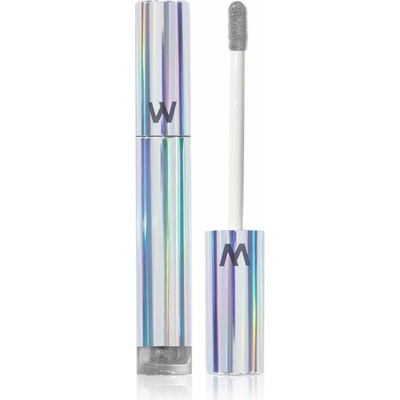Wonderskin Wonder Blading Top Gloss lesk na pery s trblietkami Silver Glitter 4 ml