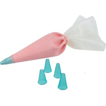 Tala Сладкарски ръкав - декоратор Tala силиконов с приставки (10A09928)