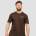 GymBeam tričko Basic Chocolate Brown