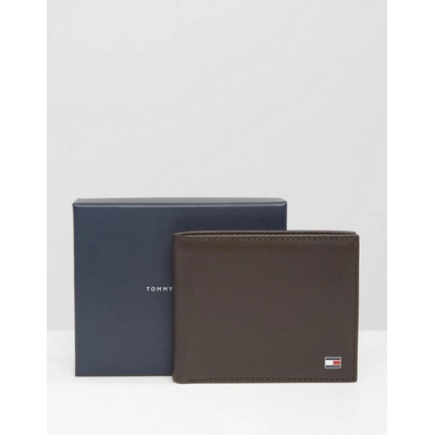 Tommy Hilfiger Eton Mini Billfold Leather wallet In Brown Brown