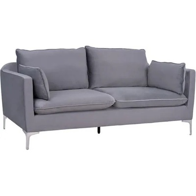 Bogdan Furniture Диван Мебели Богдан модел Karen hrom grey velvet - тройка