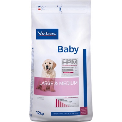 Virbac Veterinary HPM Baby Large & Medium pro štěňata 12 kg