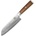Dellinger Нож Сантоку COCOBOLO JUICE WHITE DAMASCUS 18 см, кафяв, Dellinger (DNGRDSKBJSA7)