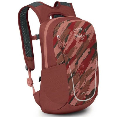 OSPREY DAYLITE JR brush strokes print red canyon