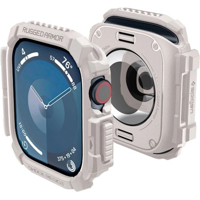 Spigen kryt Rugged Armor pre Apple Watch 10 46mm - Dune Beige ACS08600
