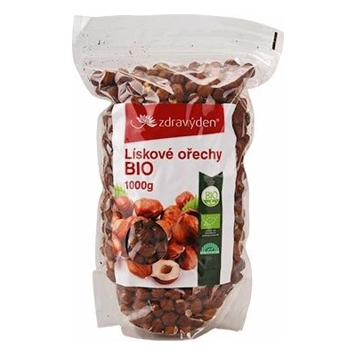 Zdravý den Lieskové orechy BIO 1000 g