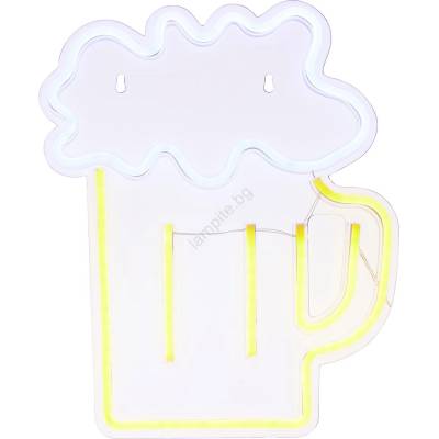 Atmosphera - LED неонова стенна декорация BEER LED/5V (P7187)