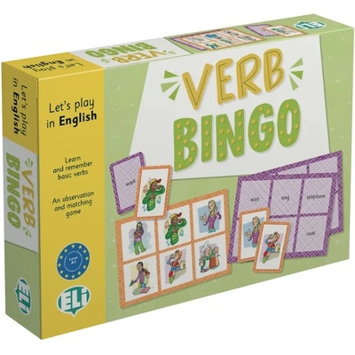 ELi Publishing Образователна игра Eli Verb Bingo (Английски език) (KLAB9420)