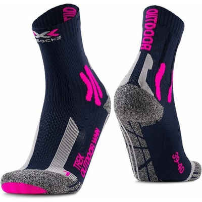 X-Socks X-Bionic TREK OUTDOOR dámske ponožky tmavomodrá/fialová