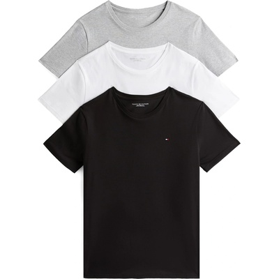 Tommy Hilfiger Тениска Tommy Hilfiger 3 Pack Short Sleeve T-Shirt - Wht/Blk/Gry