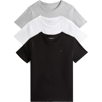 Tommy Hilfiger Тениска Tommy Hilfiger 3 Pack Short Sleeve T-Shirt - Wht/Blk/Gry