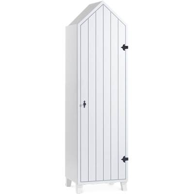 Carmen Еднокрилен гардероб десен miami - бял