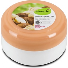 alverde Naturkosmetik tělové máslo bio makadamové ořechy 50 ml