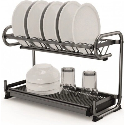 InterCeramic Поставка за сушене ICKA 228В GG - неръждаема стомана, gun gray (H1) (ICKA 228В GG)