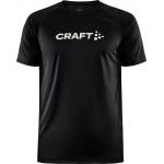 Craft Мъжка спортна тениска Craft Core Unify Logo Tee Sport shirt - Black (016-9222-0112)